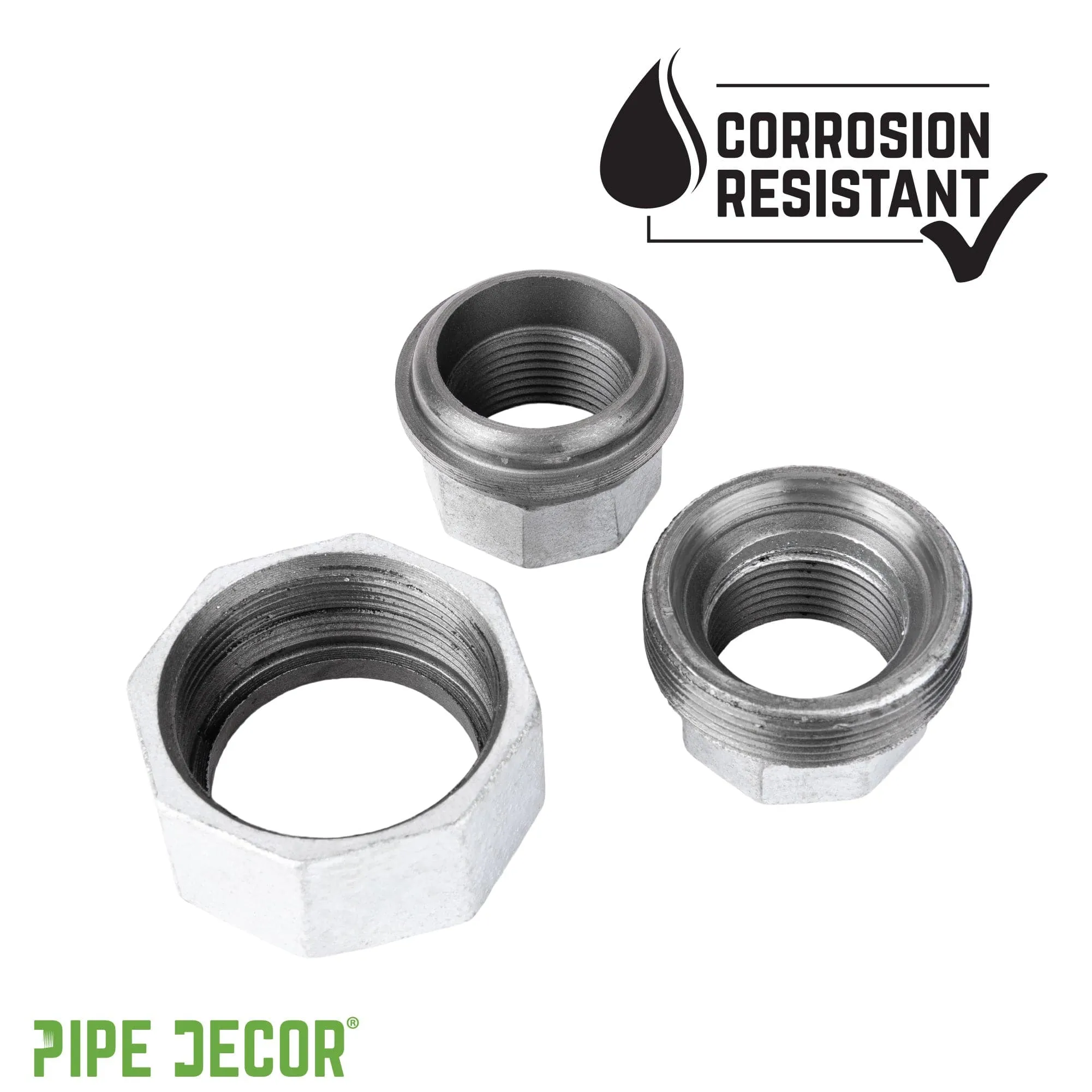 1/2 in. Galvanized Iron Union
