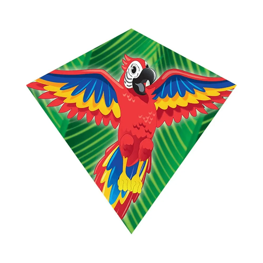 18" Mini Diamond Nylon Kite - Macaw
