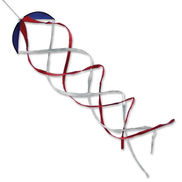 22in Patriotic Hypno Twister Kite Tail