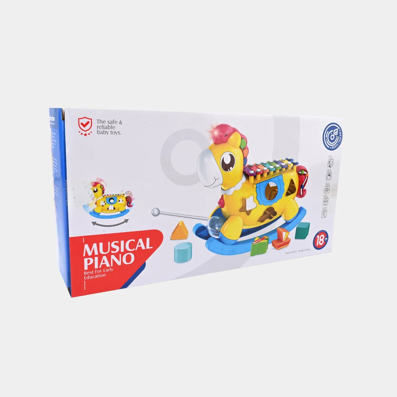 5 in 1 Rocking Horse Xylophone