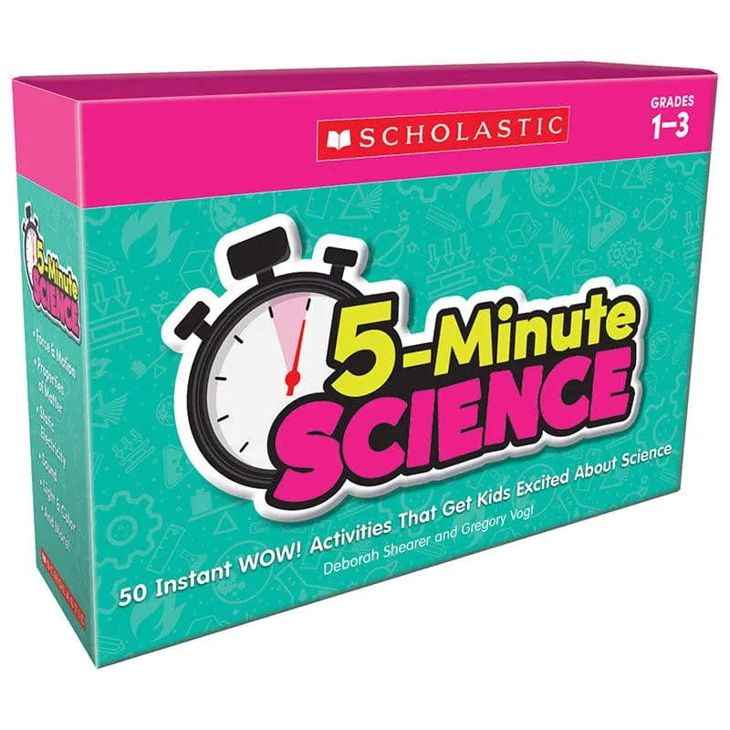 5 Minute Science Grades 1 3