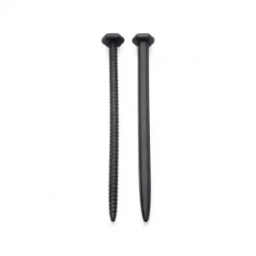 6 Inch Master Series Black Hardware Nail and Screw Sounds