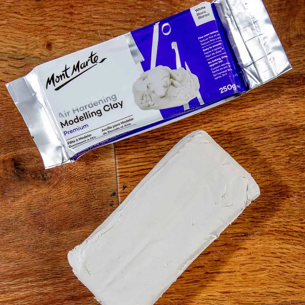 Air Hardening Modelling Clay Premium 250g (8.8oz) - White