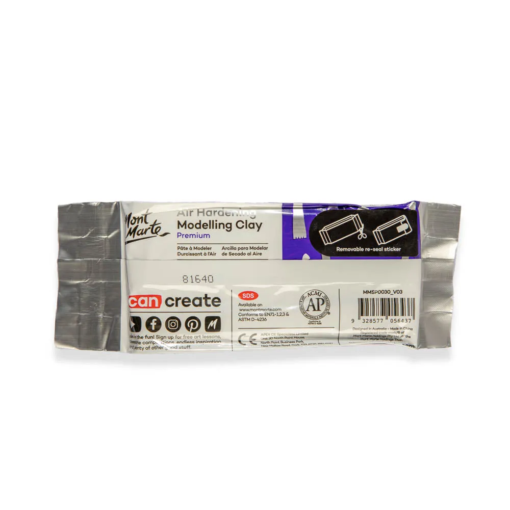 Air Hardening Modelling Clay Premium 250g (8.8oz) - White