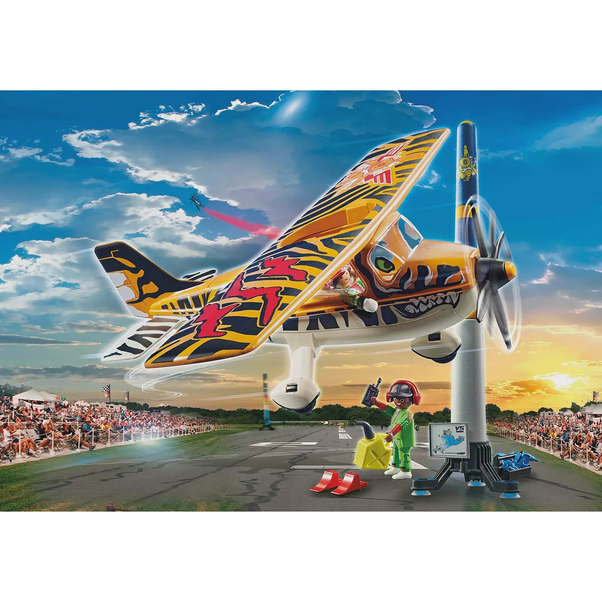 Air Stunt Show Tiger Propeller Plane 70902