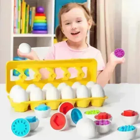 Baby Learning Educational Toy Smart Egg Toy Games Shape Matching Sorters Toys Montessori Eggs Toys For Kids Children