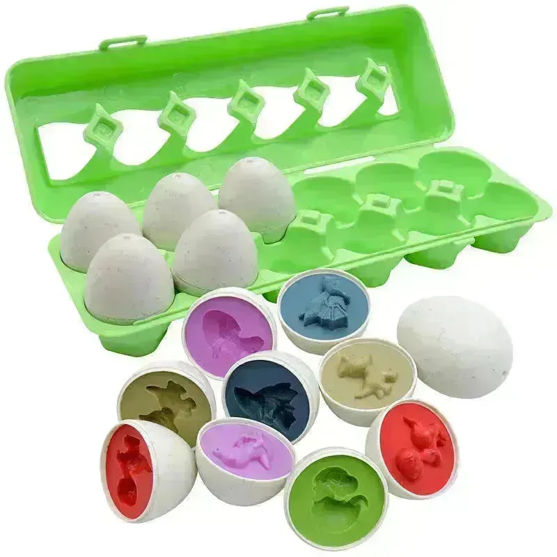 Baby Learning Educational Toy Smart Egg Toy Games Shape Matching Sorters Toys Montessori Eggs Toys For Kids Children
