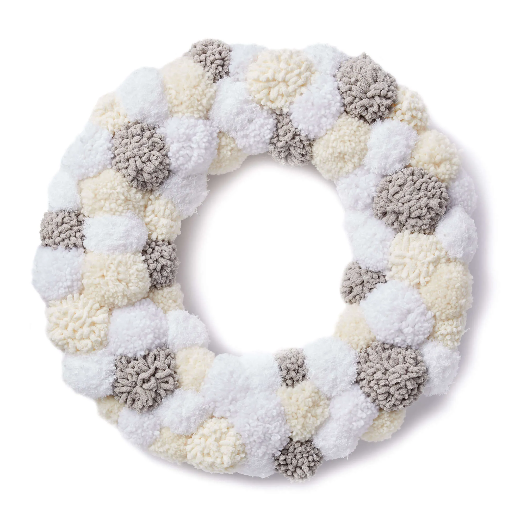 Bernat Craft Pipsqueak Pompom Wreath