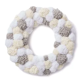 Bernat Craft Pipsqueak Pompom Wreath
