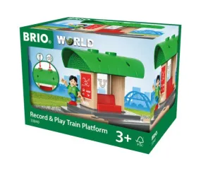 BRIO Destination - Record & Play Train Platform 33840