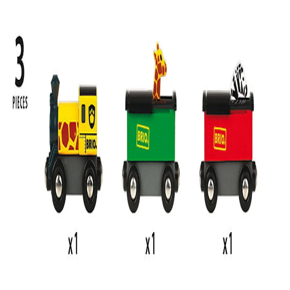 BRIO Train - Safari Train 3 pieces 33722