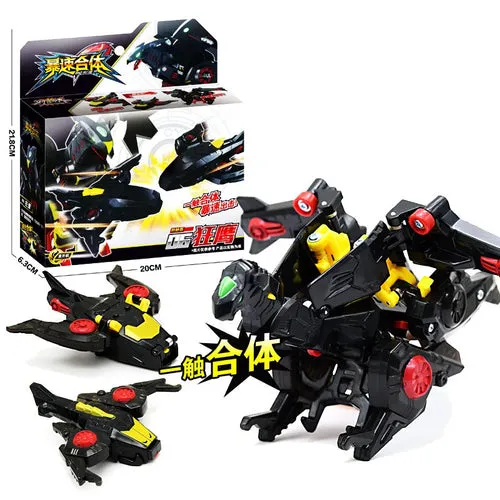 Burst Speed Wild Merge Transforming Robot Car - 2-in-1 Action Figure for Dynamic Play