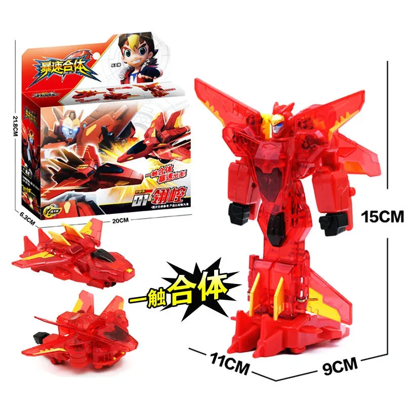 Burst Speed Wild Merge Transforming Robot Car - 2-in-1 Action Figure for Dynamic Play