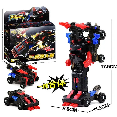Burst Speed Wild Merge Transforming Robot Car - 2-in-1 Action Figure for Dynamic Play