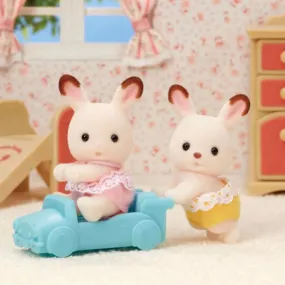 Calico Critters Chocolate Rabbit Twins
