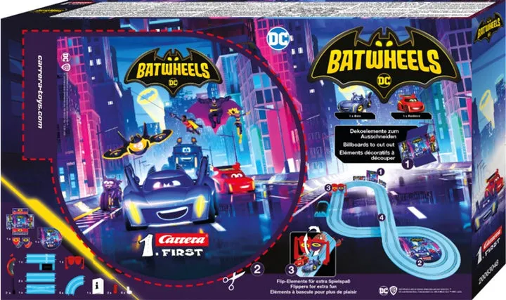 Carrera First Batwheels Ready to Roll Race Track 2.9m   2 Cars