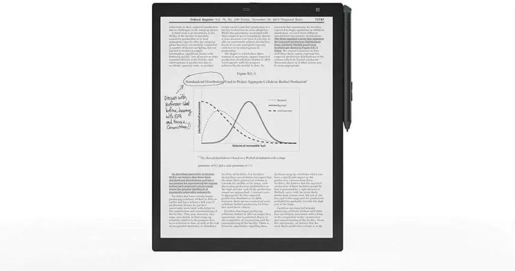 Certified Refurbished - Sony DPT-RP1/B 13" Digital Paper, Black