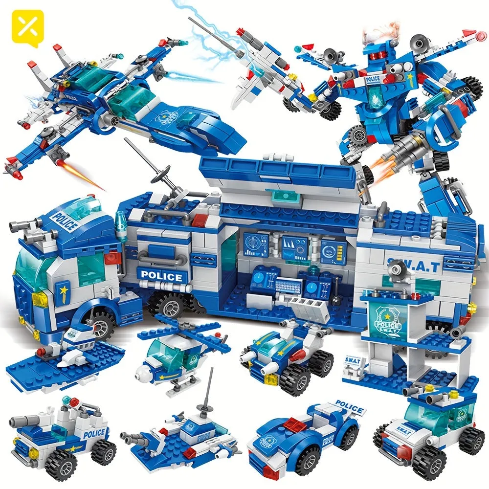 City Police Adventure Building Blocks Set