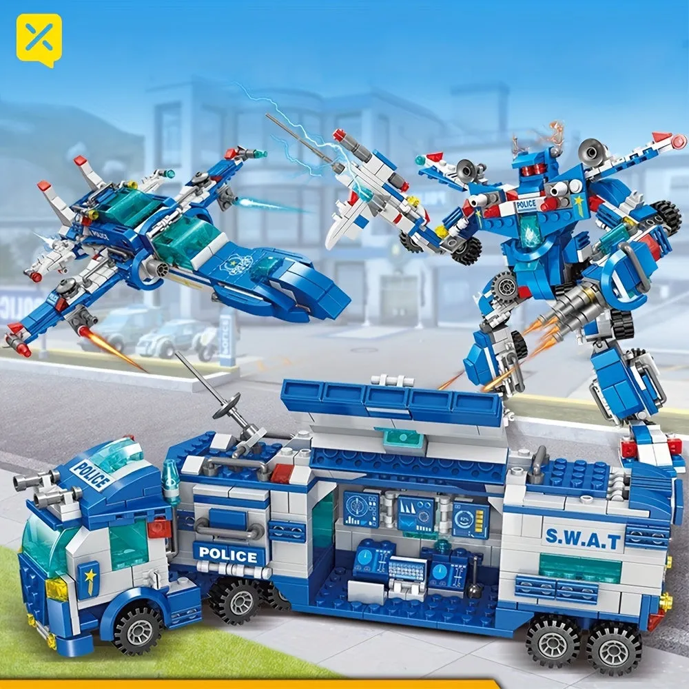 City Police Adventure Building Blocks Set