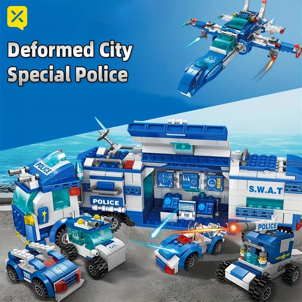 City Police Adventure Building Blocks Set