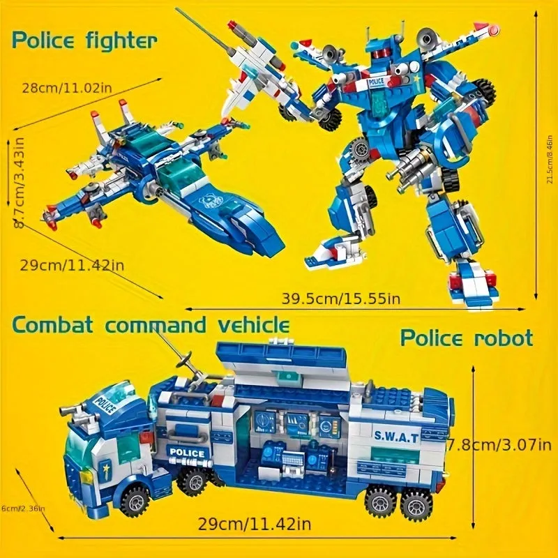 City Police Adventure Building Blocks Set