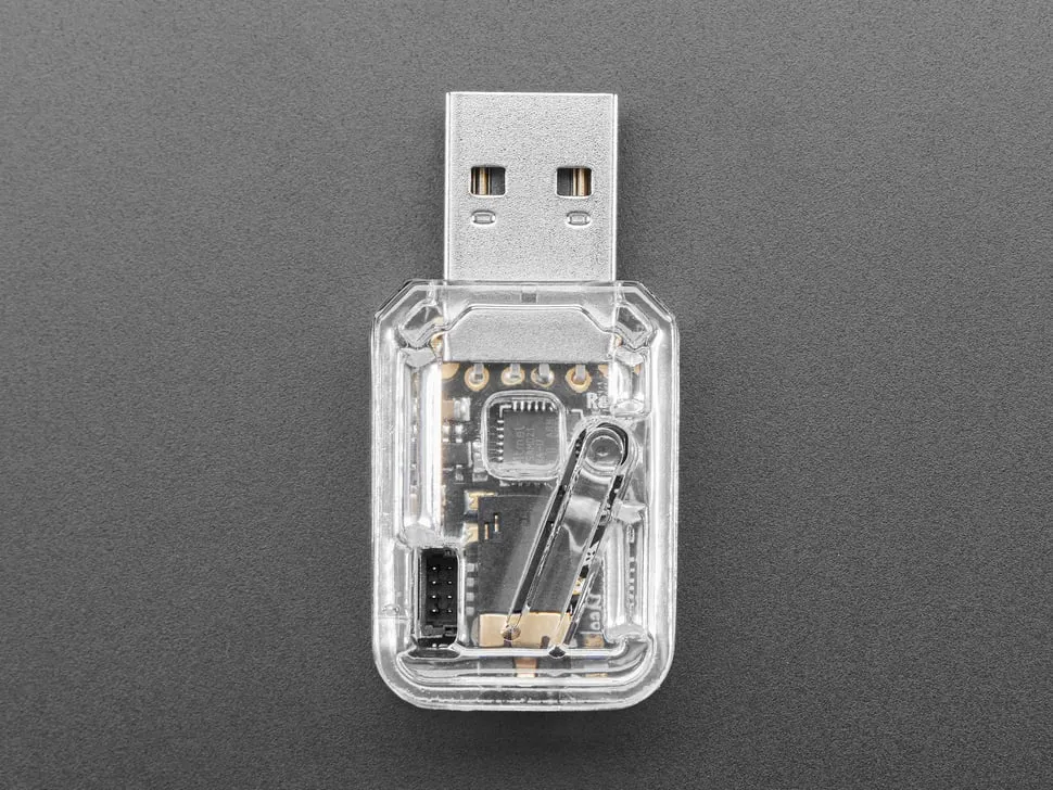 Clear Snap-on Enclosure for Adafruit TRRS Trinkey