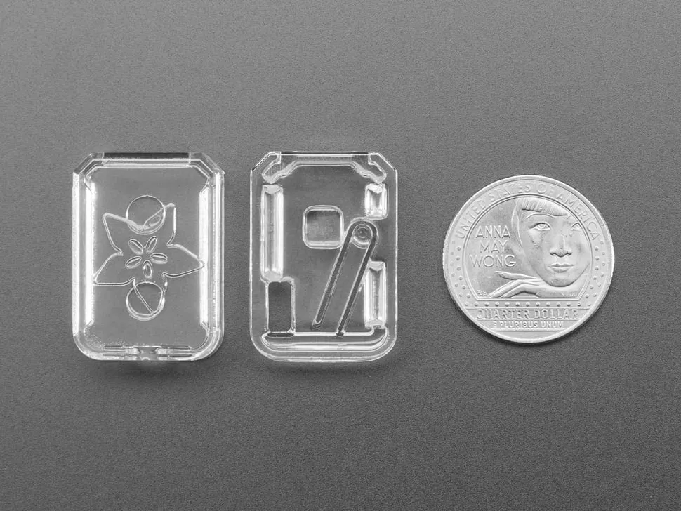 Clear Snap-on Enclosure for Adafruit TRRS Trinkey