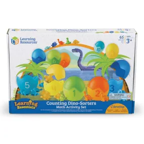 Counting Dino Sorters Math Activity Set by Learning Resources Early Literacy Range Dinosaur toy 3yrs 