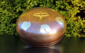 Culpa Astamandala Carving Silver 3 Metals, Copper, Antique Singing Bowl. (High Quality)