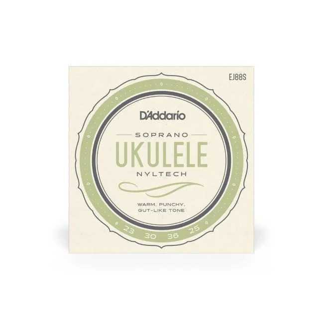 D'addario EJ88S Nyltech Soprano Ukulele Strings