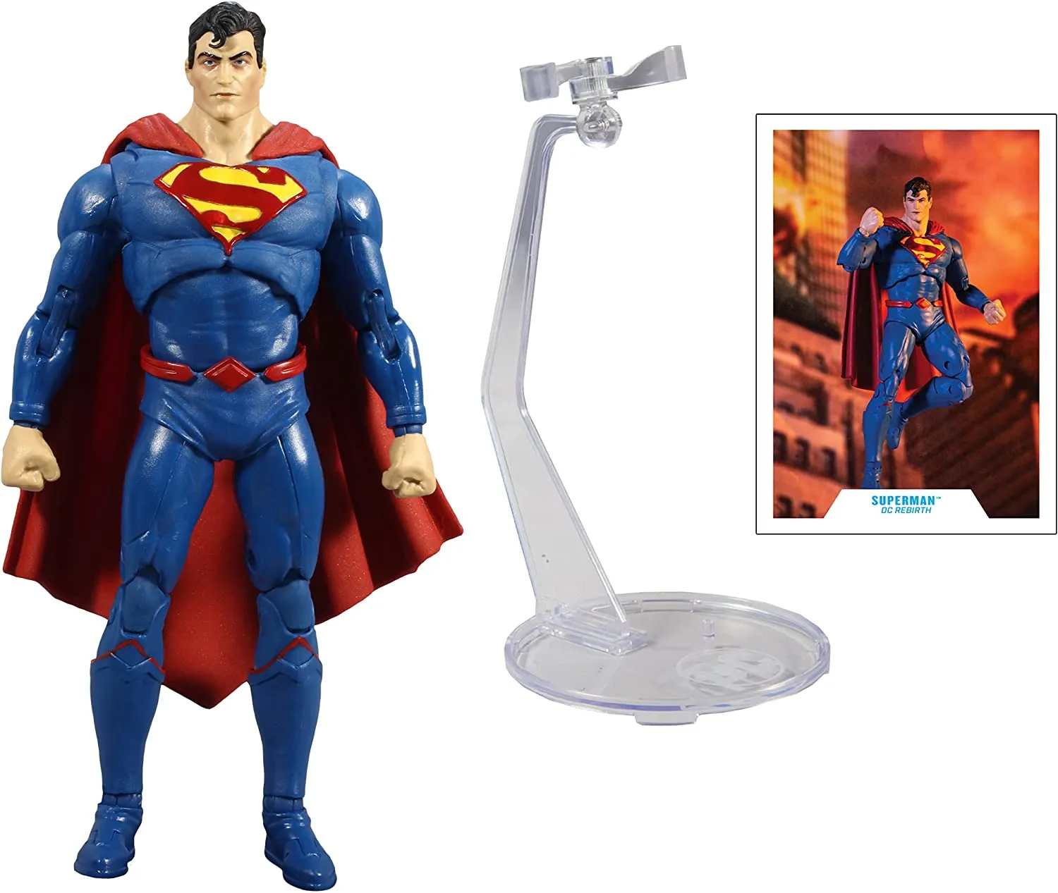 DC Multiverse Superman DC Rebirth 7" Action Figure with Accessories