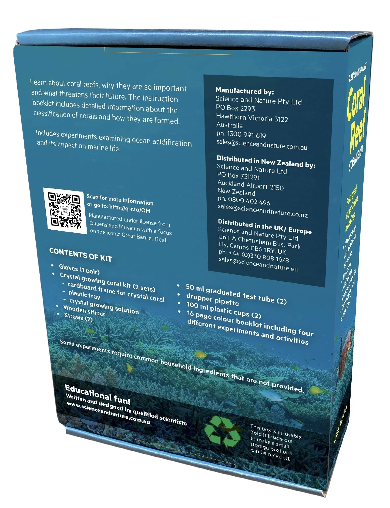 DISCOVER SCIENCE - CORAL REEF SCIENCE KIT