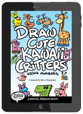 Draw Cute Kawaii Critters Using Numbers