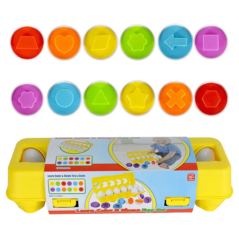 Egg Shape Matching Educational Toy for Kids