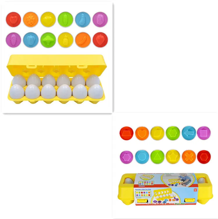 Egg Shape Matching Educational Toy for Kids