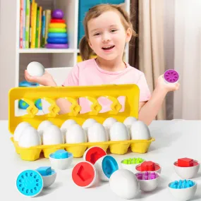 Egg Shape Matching Educational Toy for Kids