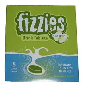 Fizzies Sour Apple Drink Tablets
