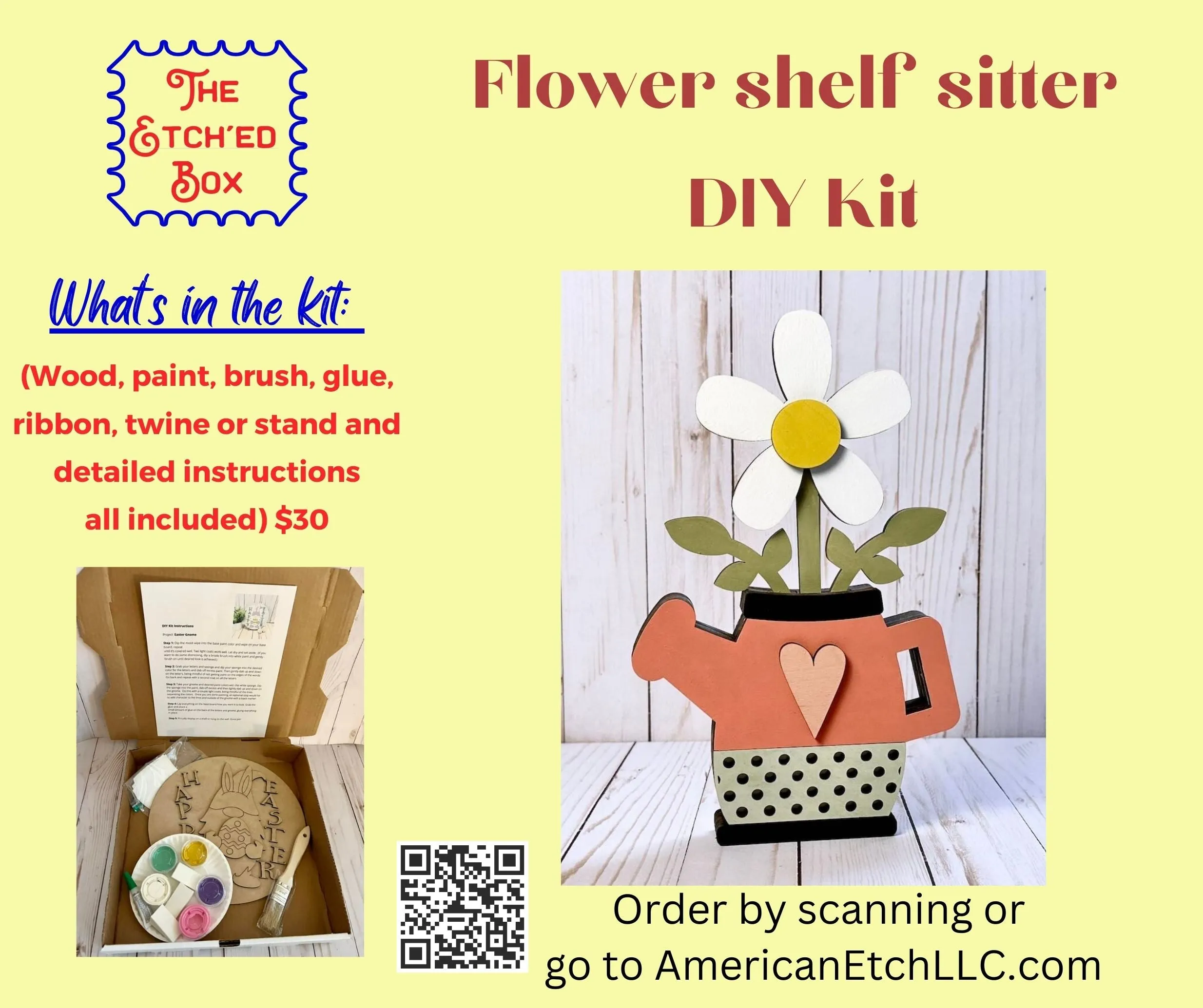 Flower Power shelf sitter
