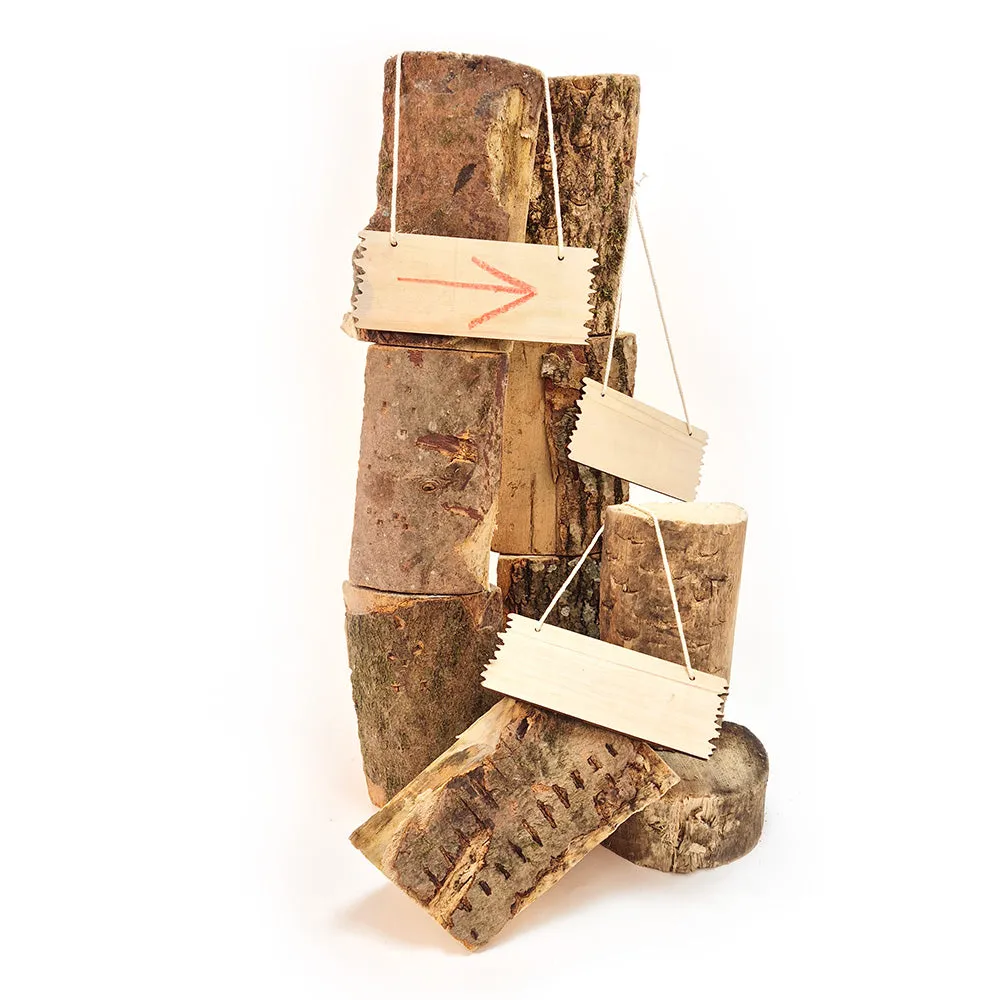 Forest School - Wooden Hanging Plaques