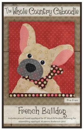 French Bulldog - Precut Fused Applique Pack