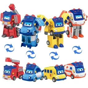 GGBOND Gogo Bus Transforming Action Figures - Fun & Creative Playtime