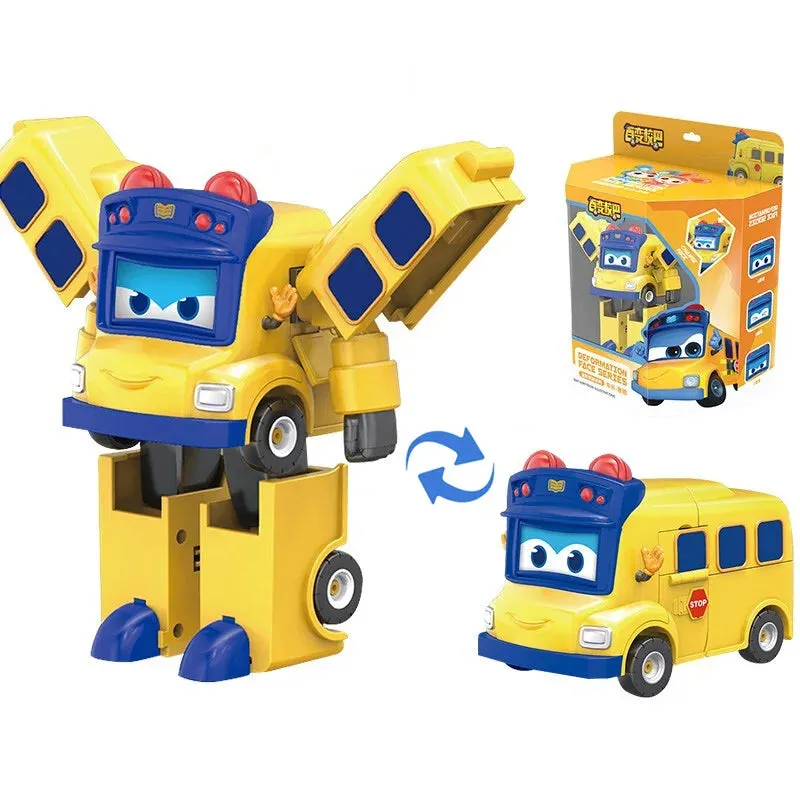 GGBOND Gogo Bus Transforming Action Figures - Fun & Creative Playtime