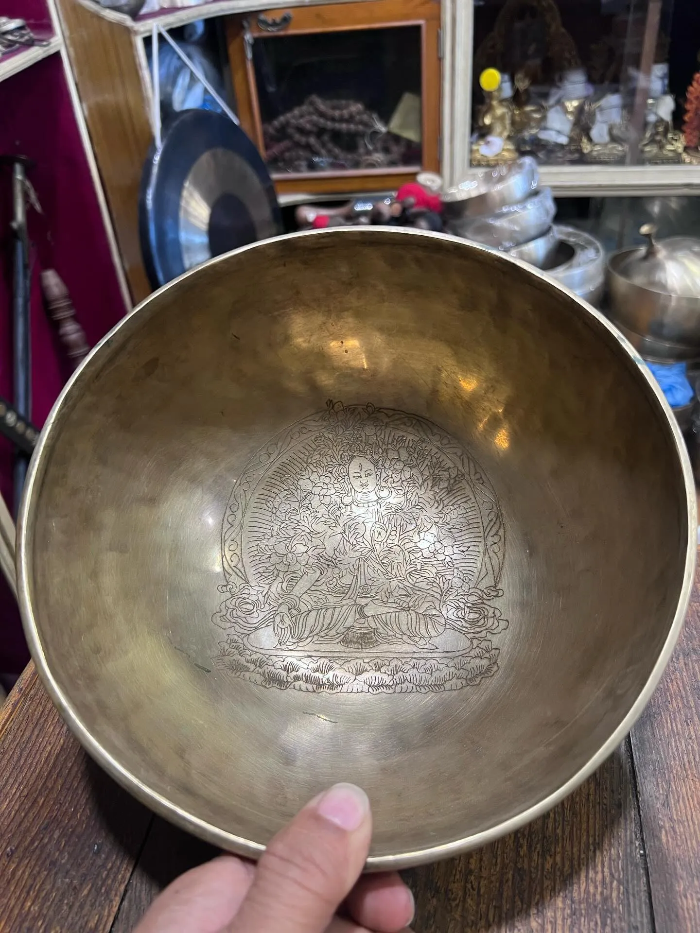 Handmade Healing Fine Special Etching Carving Singing Bowls Various Sizes