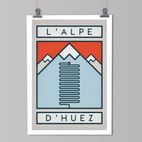 HMC Art Print - Alpe d&#39;Huez