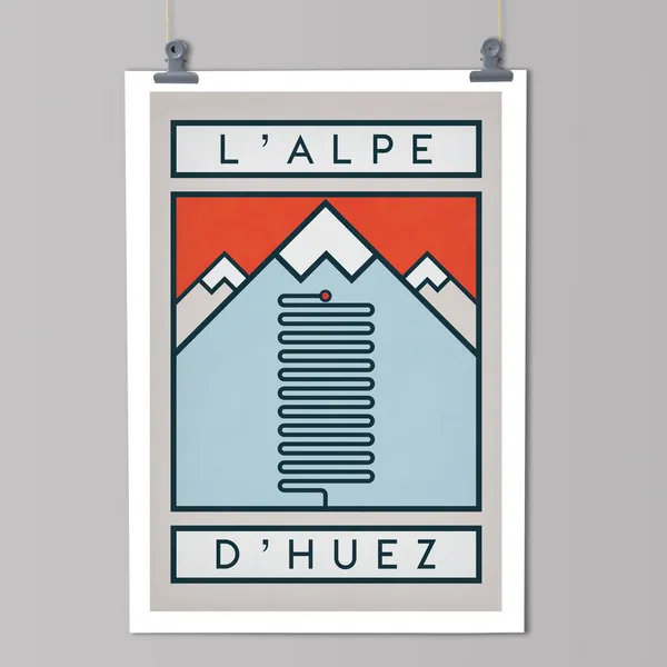 HMC Art Print - Alpe d&#39;Huez