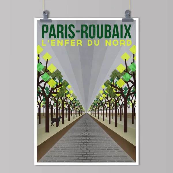 HMC Art Print - Paris - Roubaix