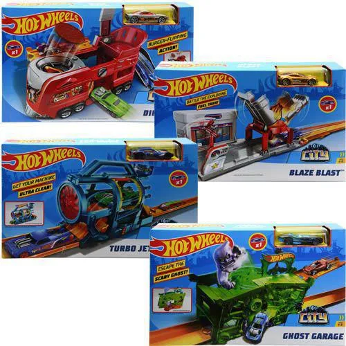 Hot Wheels Ghost Garage Playset-Pick 1pc'