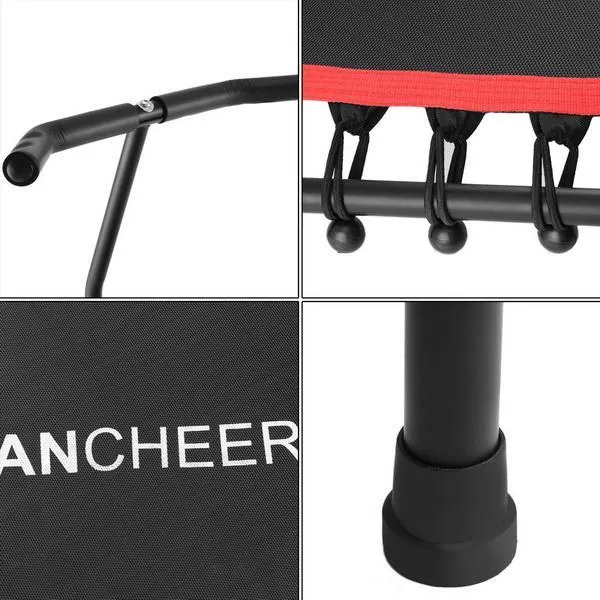 Indoor/Outdoor Trampoline with Adjustable Handle Bar