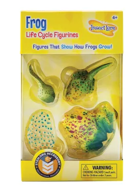 Insect Lore Frog Life Cycle Figurines 4 Piece Set
