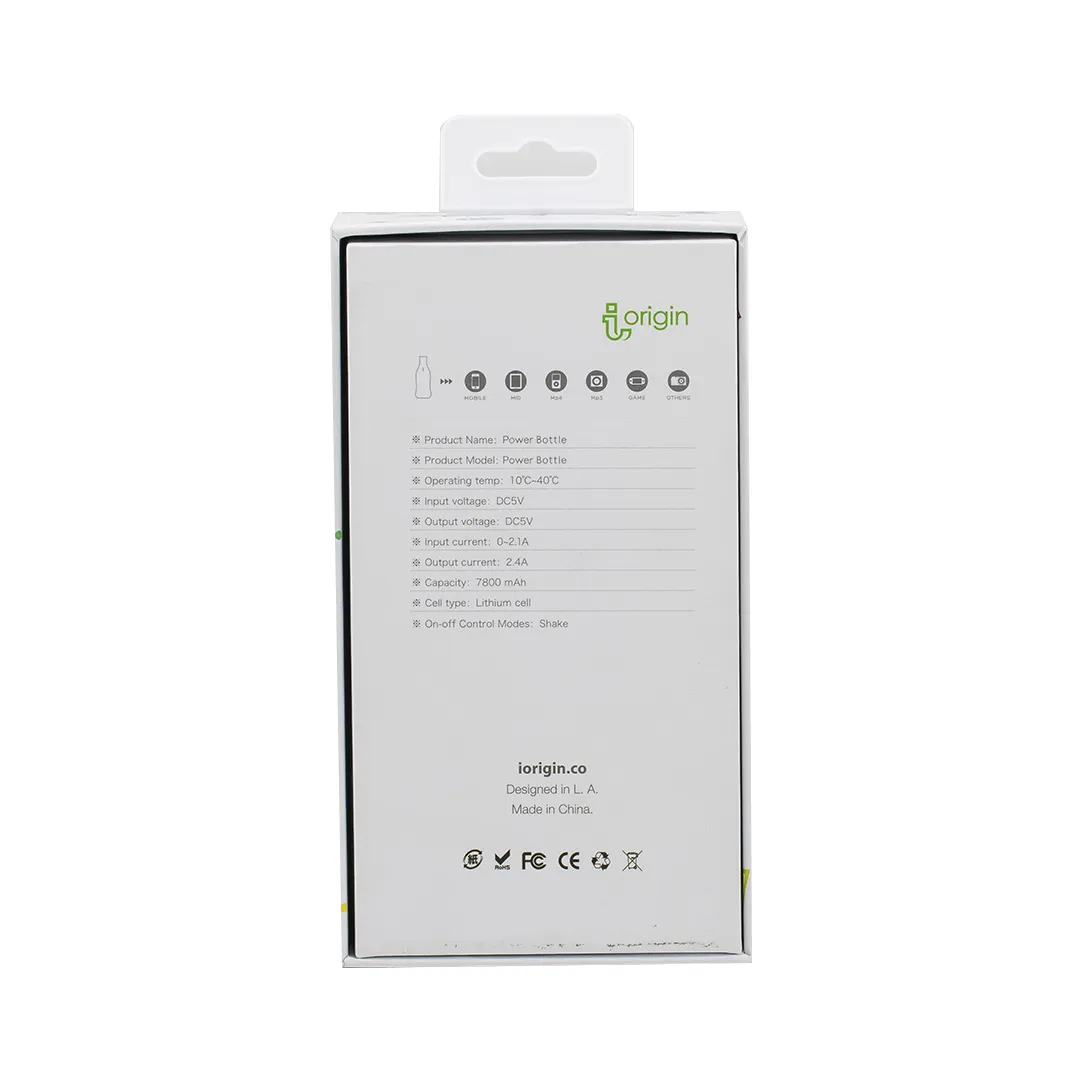 iOrigin Bottle Power Bank 7800 MAH - Strawberry